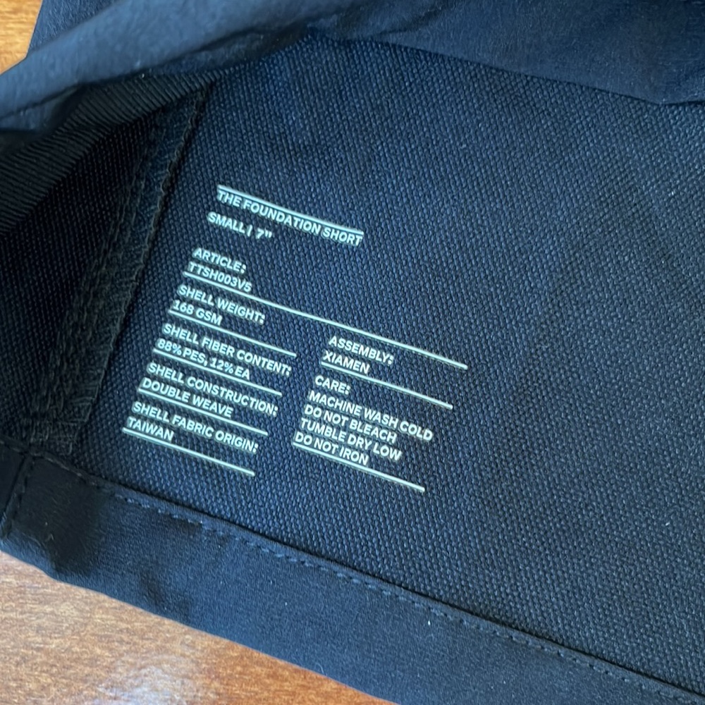 NWT Ten Thousand Black Foundation Short (No Liner) 7" Size Small, Medium & Large - Picture 6 of 6